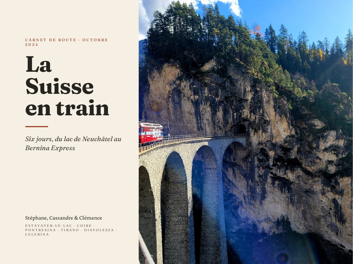 Cover of the book Switzerland by train