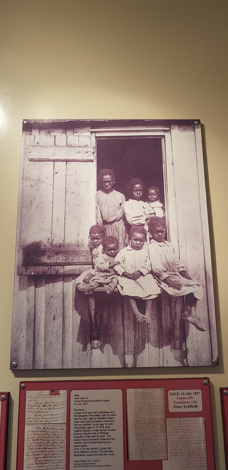 Photographies des enfants de la plantation