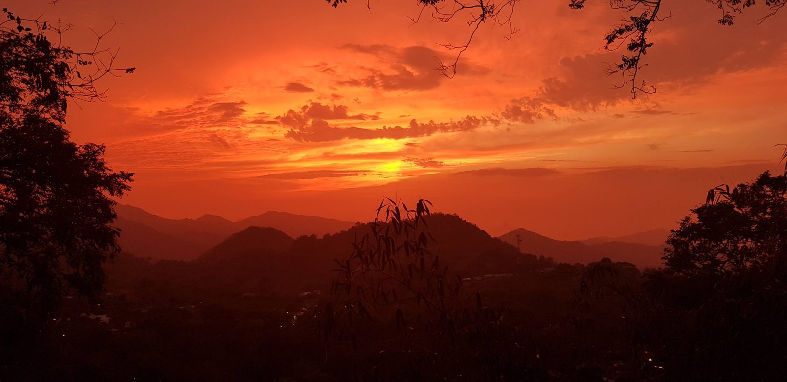 Le ciel en feu