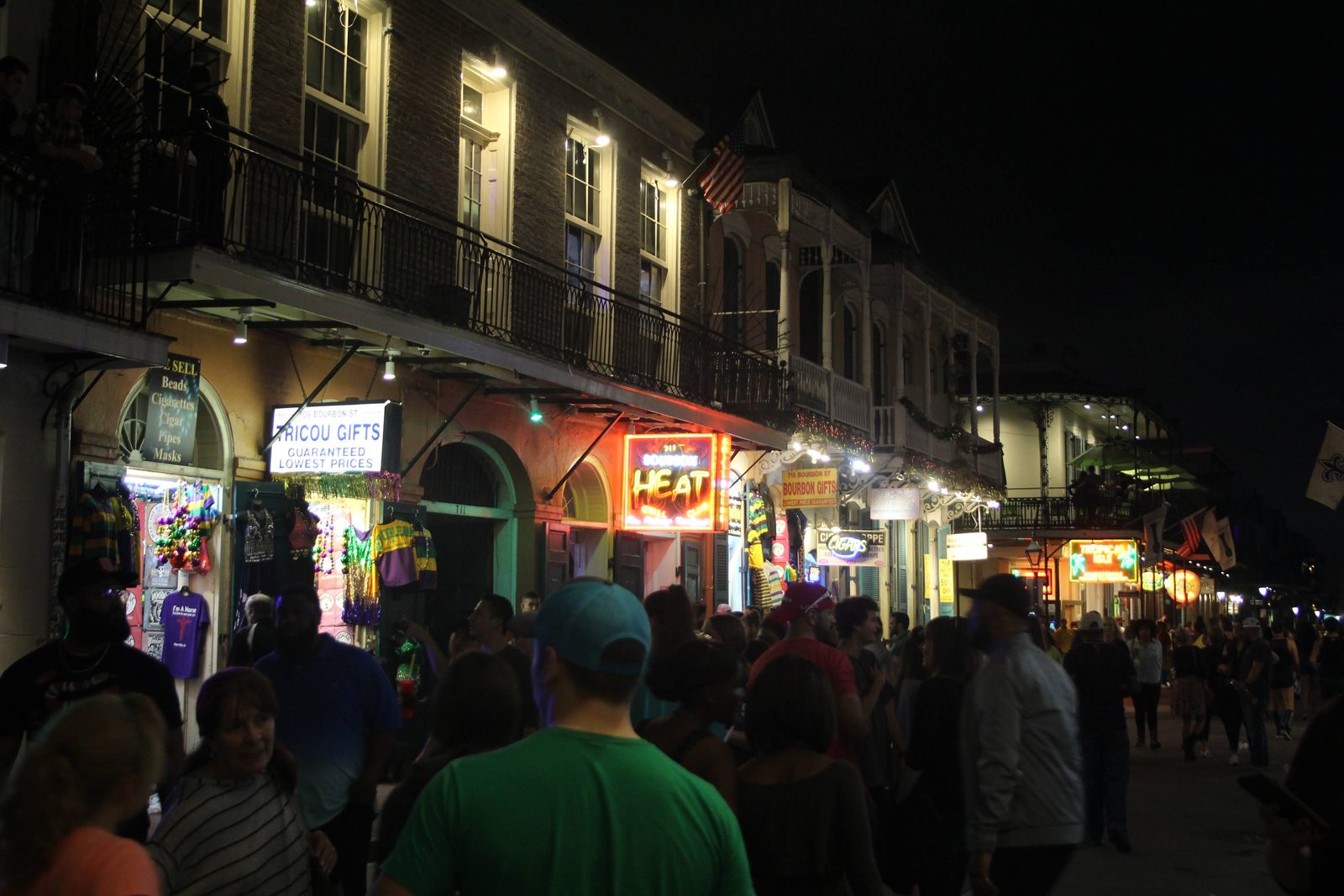 Bourbon Street la nuit