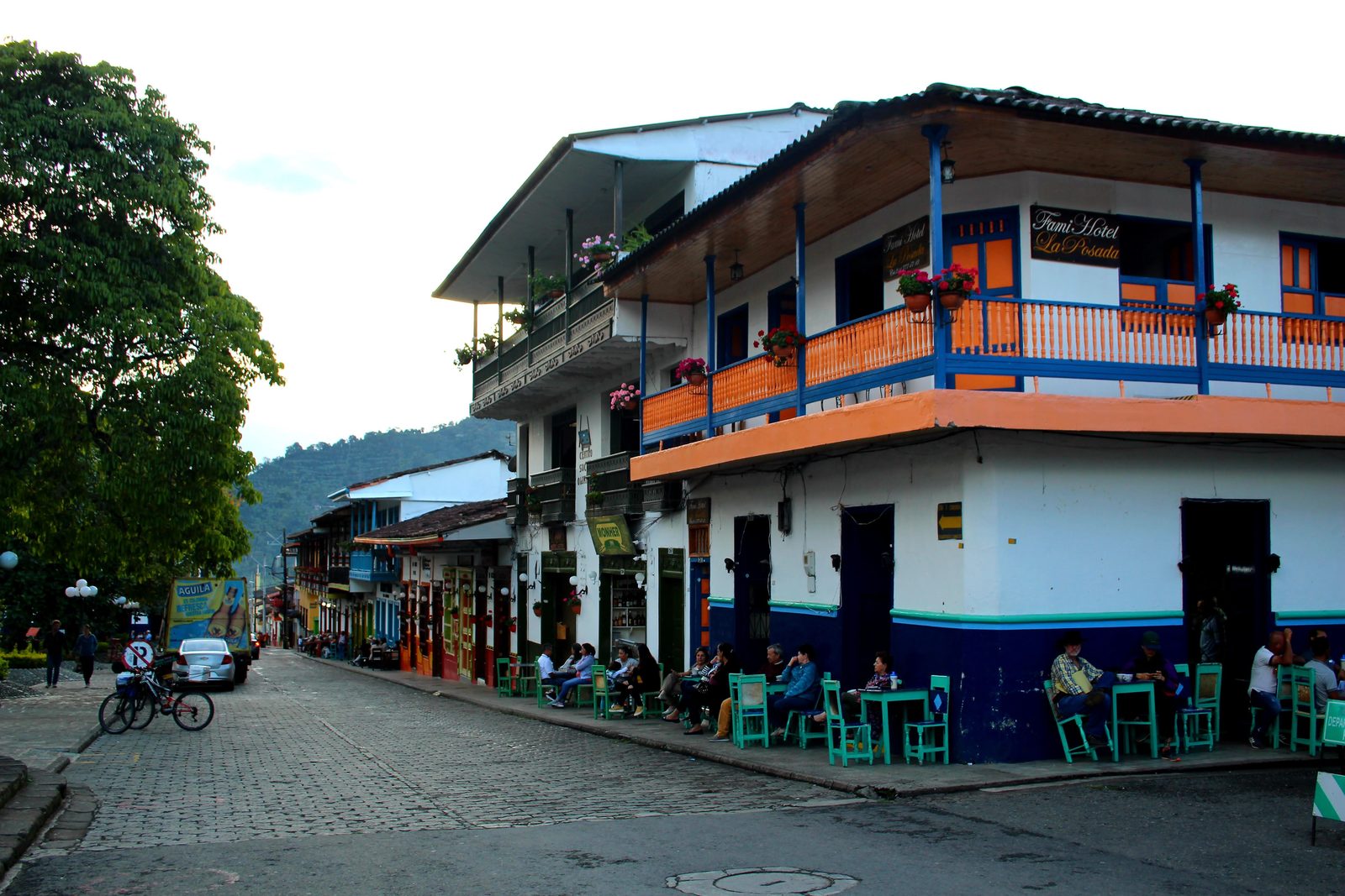 Les maisons colorées de Jardín