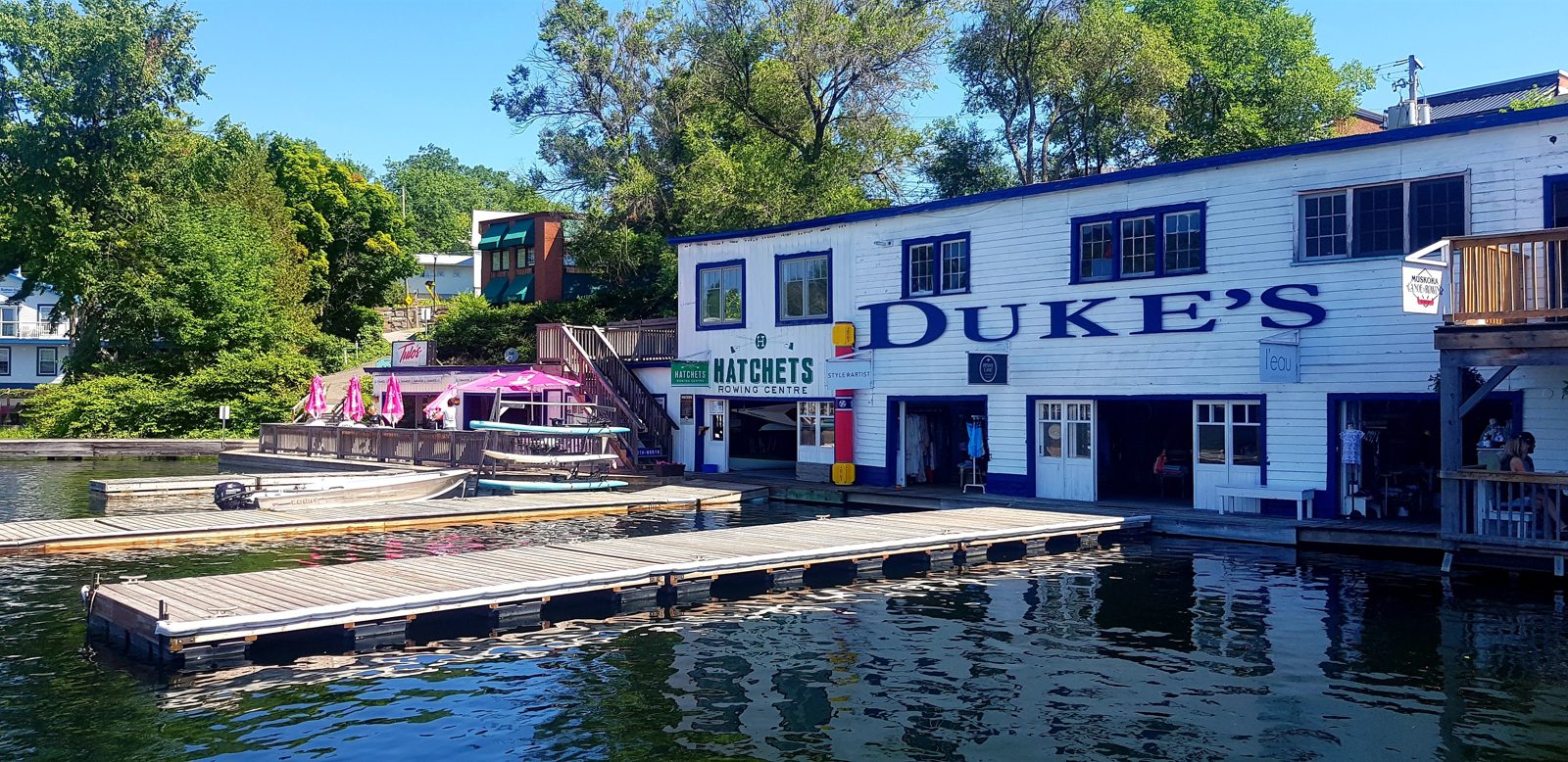 Les pontons de Port Carling