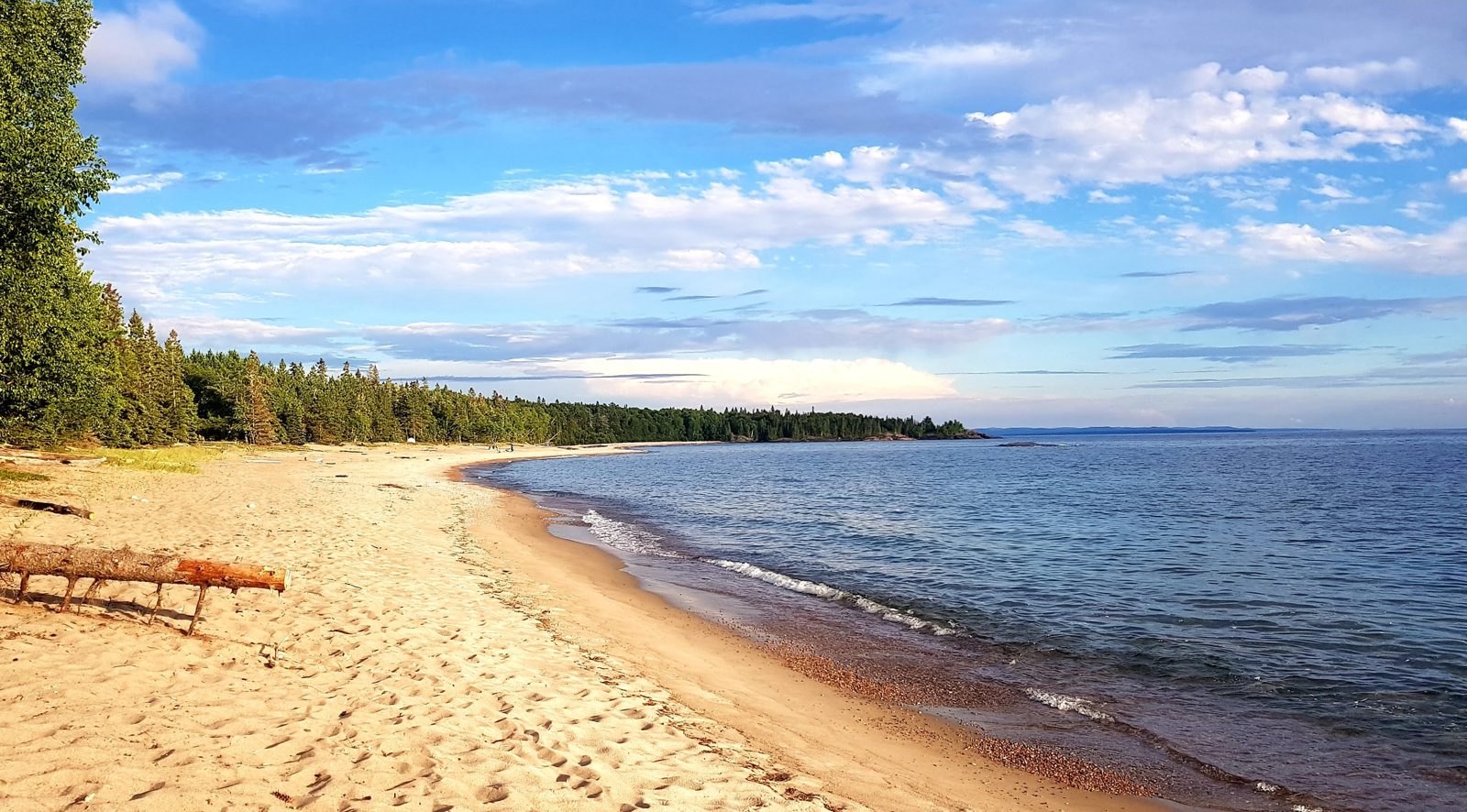 Une plage du parc du Lac-Supérieur