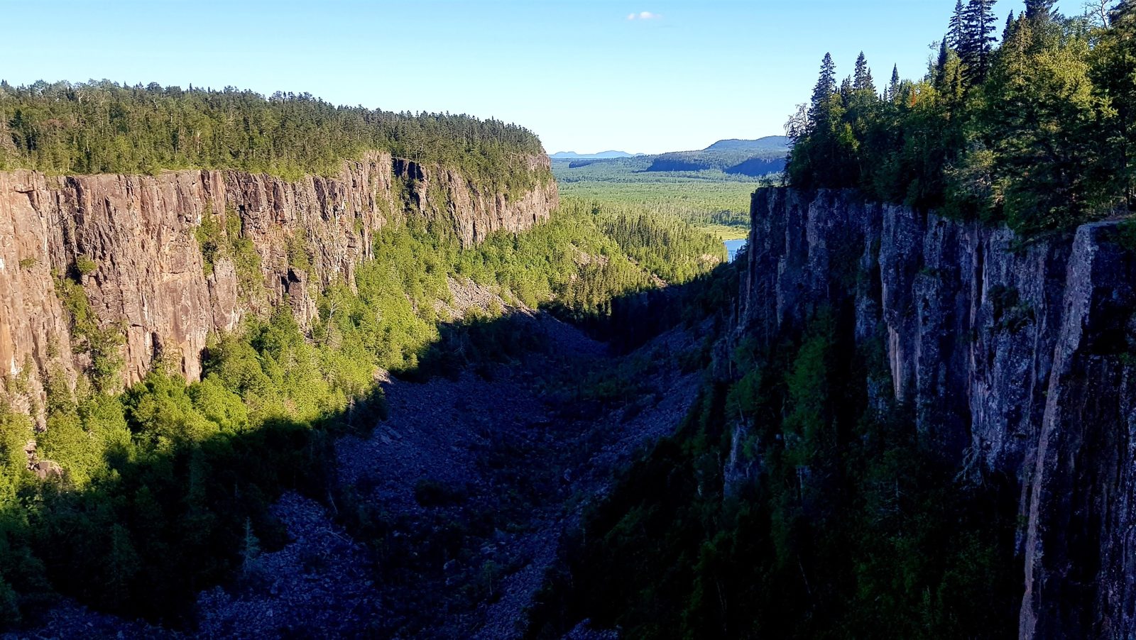Le canyon Ouimet