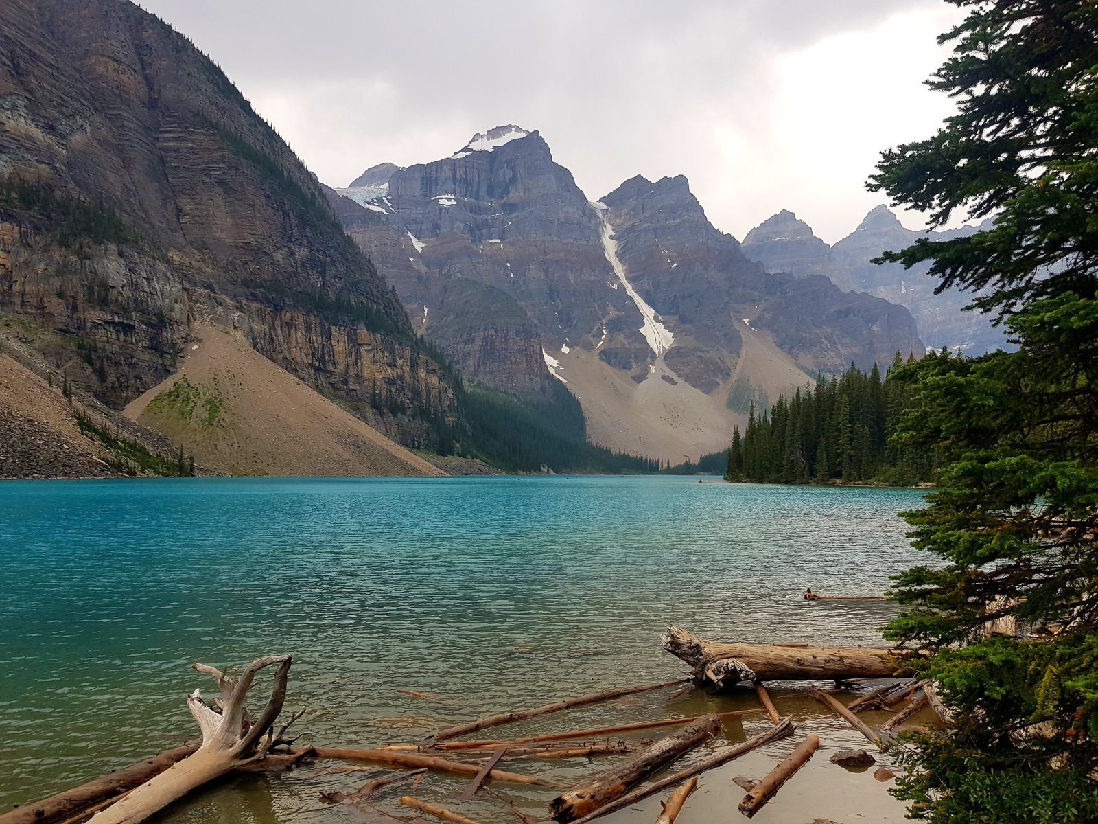 Le lac Moraine