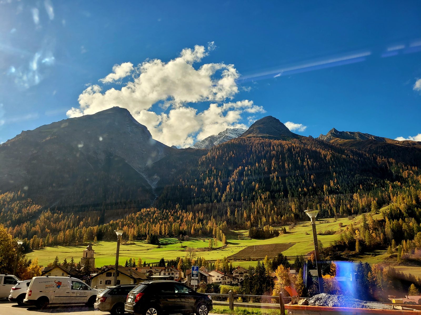 Bergün, au pied du col de l'Albula