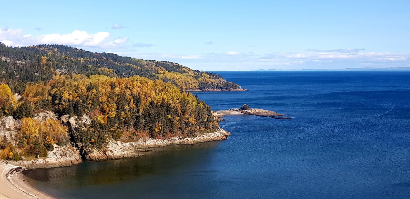 Vue du fjord de Saguenay