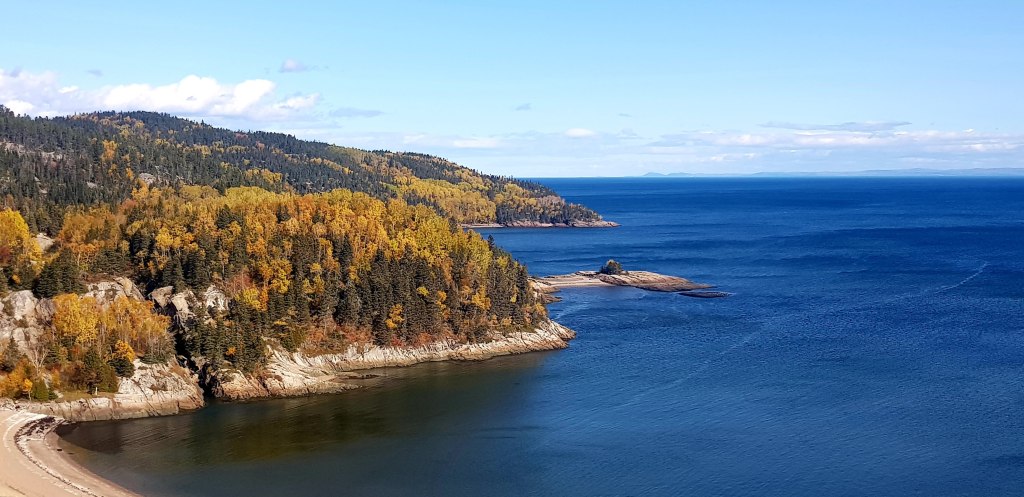 Vue du fjord de Saguenay