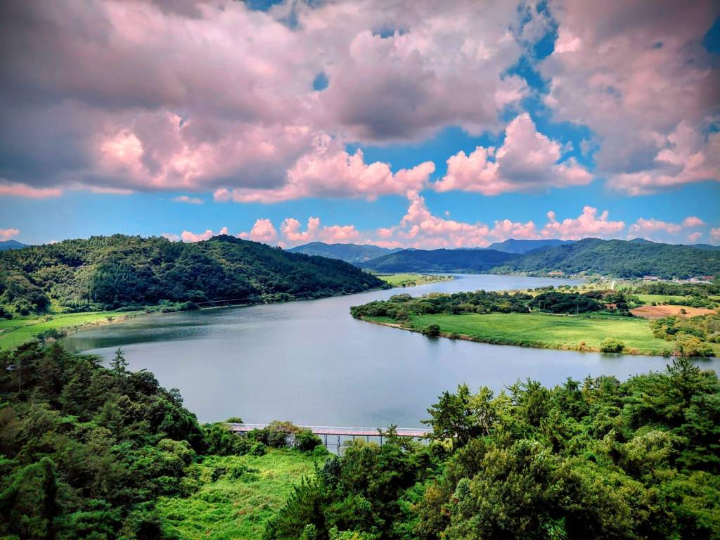 Le long de la rivière Yeongsangang